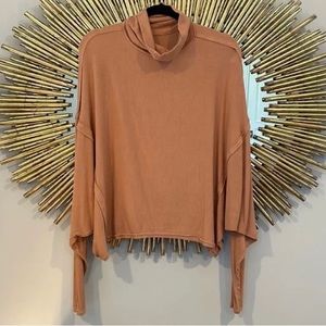 We The Free, turtle neck long sleeve, with box cut making it loose and flowy